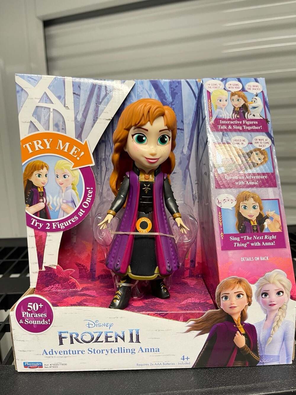 Disney Frozen 2 Adventure Storytelling Anna Interactive Figure by Playmates